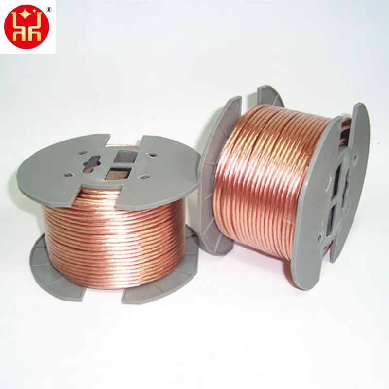 14AWG Auto-Audio-Lautsprecherkabel, 2,5 mm CCA, mattierter, flexibler, transparenter Lautsprecherkabeldraht